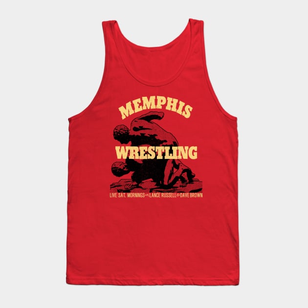 Memphis Wrestling with Lance Russell and Dave Brown Tank Top by rt-shirts